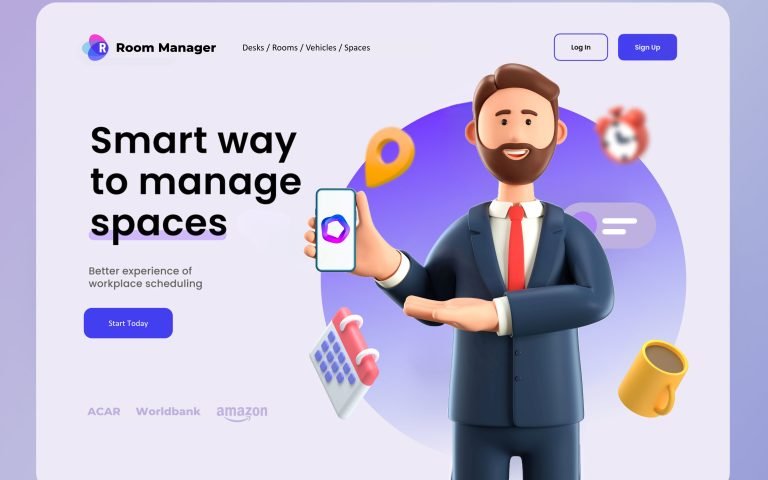 Smart Spaces Landing Page